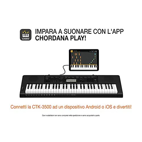 Casio-Keyboard Casio CTK-3500 Keyboard mit 61 Standardtasten