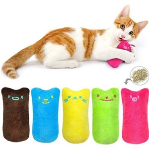 Catnip BTkviseQat Spielzeug mit Katzenminze, 5 Stück