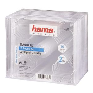 CD-Hüllen Hama CD-Doppel-Leerhülle Standard, 10er-Pack