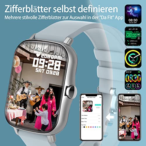 China-Smartwatch findtime Smartwatch, 1.7 Zoll Touchscreen