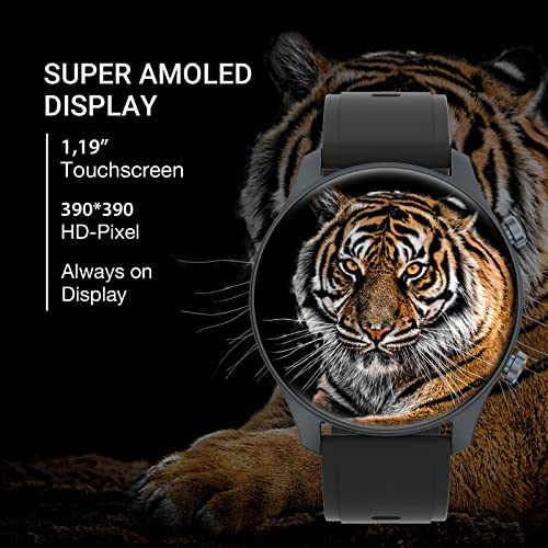 China-Smartwatch TOUCHELEX 1,2 Zoll AMOLED-Display Fitness