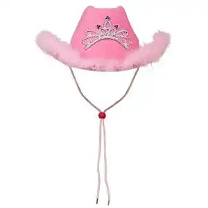 Cowboyhut Zonster Cowboy-Hut Blinzeln Krone Tiara Prinzessin