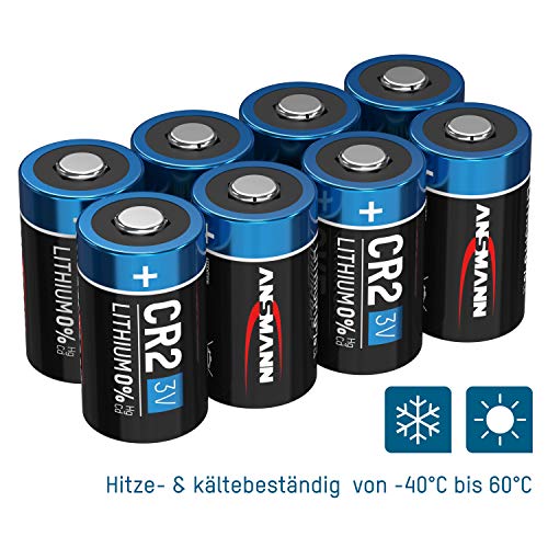 CR2-Batterie Ansmann CR2 3V Lithium Batterie, 8er Pack