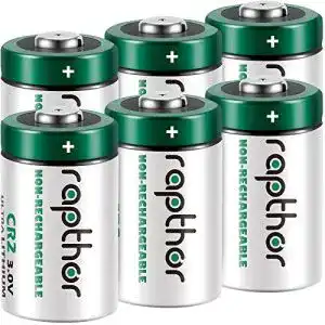 CR2-Batterie rapthor CR2 Batterie 850mAh CR15H270 6er Pack