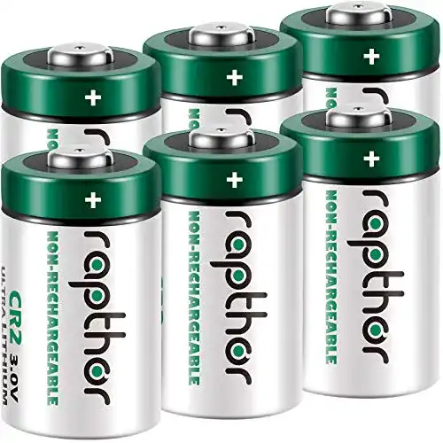 CR2-Batterie rapthor CR2 Batterie 850mAh CR15H270 6er Pack