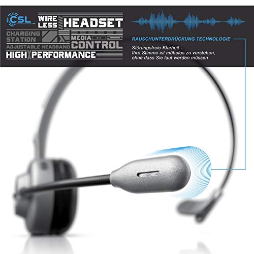 Csl-Headset CSL-Computer Bluetooth Headset mit Ladestation