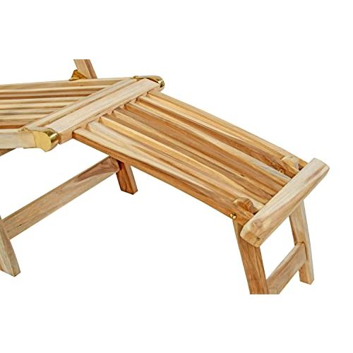 Deckchair Teak SAM Teak Holz Deckchair, verstellbar, geschliffen