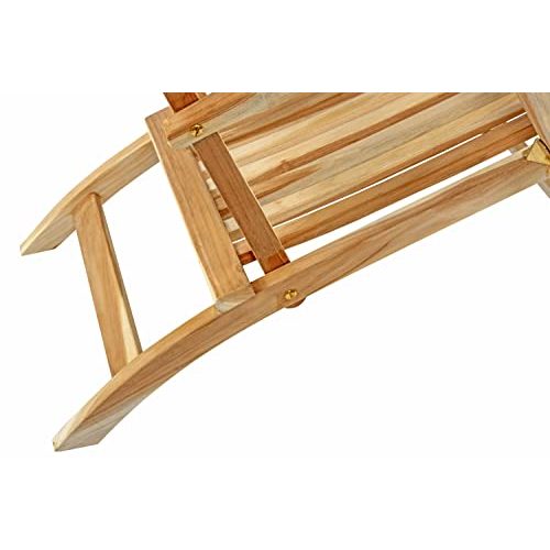 Deckchair Teak SAM Teak Holz Deckchair, verstellbar, geschliffen