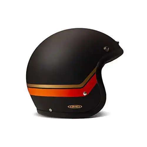 DMD-Helme DMD Vintage Sunset schwarz orange matt Open Face