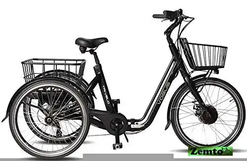 Dreirad für Erwachsene Zemto Elektro Dreirad Tri-Velo Faltbar