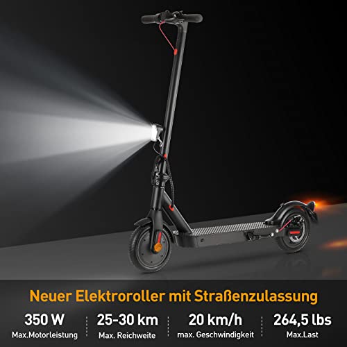 E-Scooter 120 kg iScooter E Scooter mit Straßenzulassung, ABE