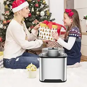 Eismaschine (2 Liter) Vpcok Direct Eismaschine 2L inkl. Eislöffel
