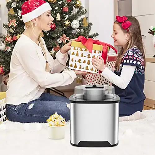 Eismaschine (2 Liter) Vpcok Direct Eismaschine 2L inkl. Eislöffel