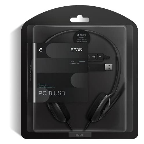 Epos-Headset EPOS PC 8 USB-On-Ear-Stereo Headset PC
