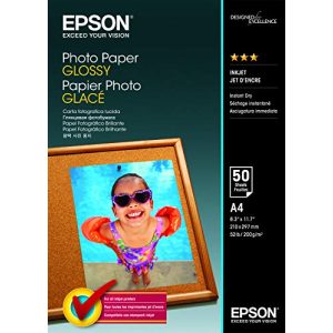 Epson-Fotopapier Epson Foto Papier glänzend A4 50 Blatt