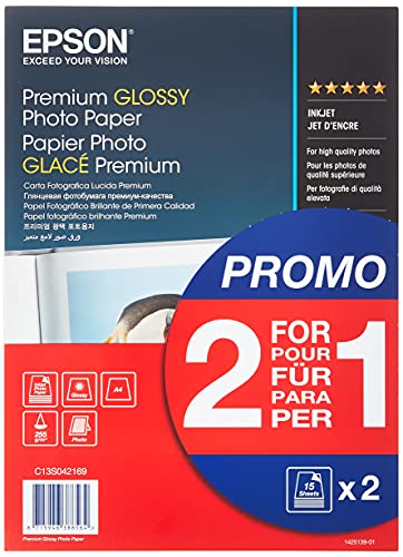Die beste epson fotopapier epson premium glossy photo paper 2x15 blatt Bestsleller kaufen