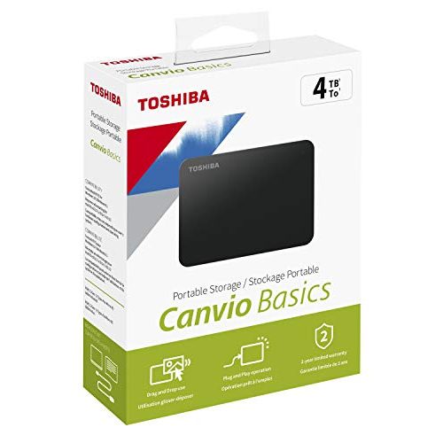 Externe Festplatte 4TB Toshiba Canvio Basics, 4 TB, USB 3.2. Gen 1