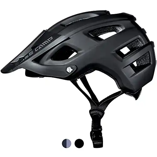 Fahrradhelm Herren mit Visier BASE CAMP Fahrradhelm MTB