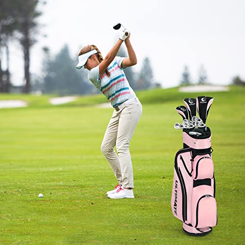 Fairwayholz GYMAX Komplettes Golf-Set für Damen, mit Tasche