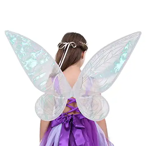 Feenflügel iEFiEL Glitzer Engelsflügel für Kinder Mädchen