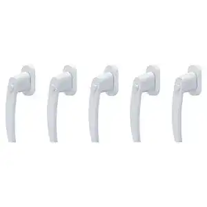 Fenstergriffe mit Druckknopf ABUS Fenstergriff FG50, 5er Set