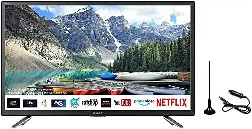Fernseher bis 300 Euro SHARP Smart TV LED 24″ 12V/24V