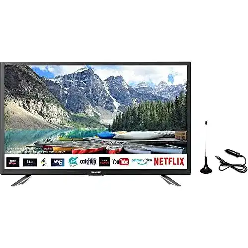 Fernseher bis 300 Euro SHARP Smart TV LED 24″ 12V/24V