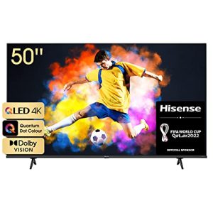 Fernseher bis 500 Euro Hisense 50E7HQ QLED Smart-TV 127cm