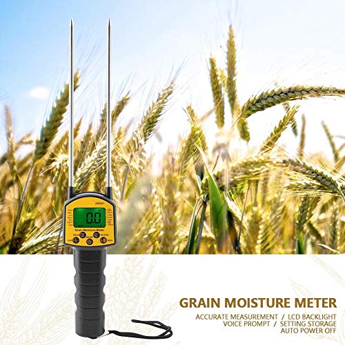 Feuchtigkeitsmessgerät Getreide Oumefar Digital mit LCD