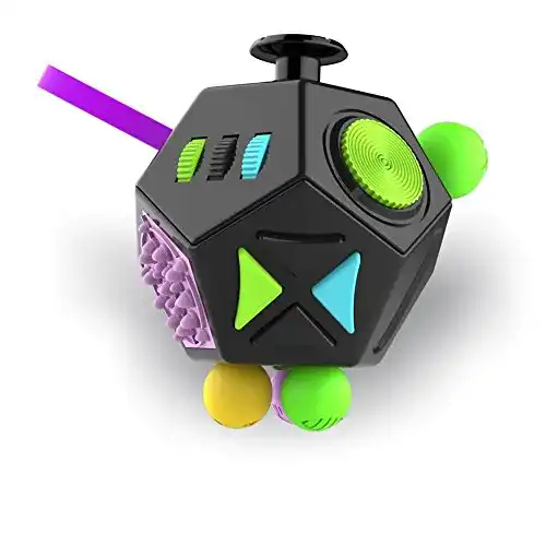 Fidget-Cube Esoes Fidget Cube 12 Seiten Stresswürfel, tragbar