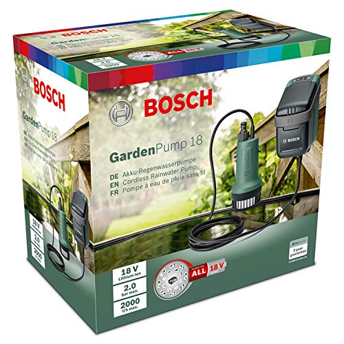 Flachsaugerpumpe Bosch Home and Garden GardenPump 18