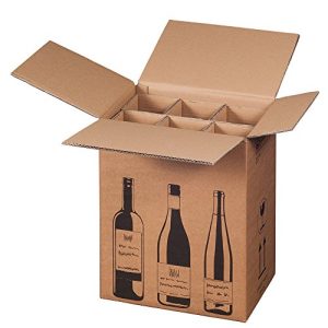 Flaschenkarton karton-billiger 5x Flaschenversandkarton