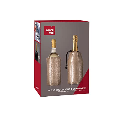 Flaschenkühler-Manschette Vacu Vin 3887560 Aktiv Kühler, Silikon