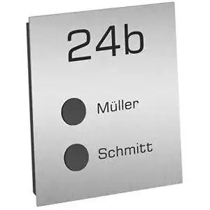 Funkklingel Edelstahl