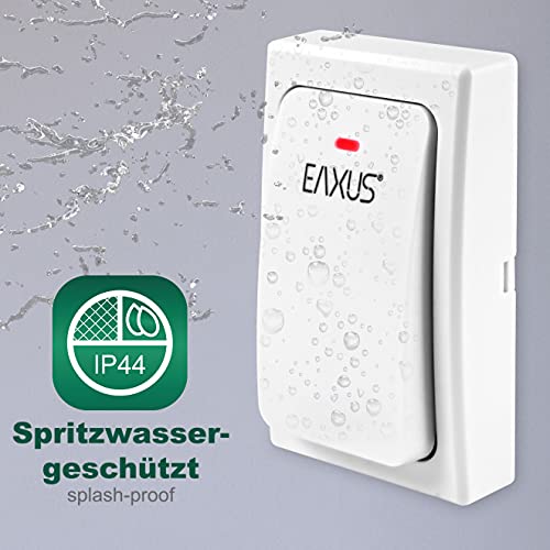 Funkklingel-ohne-Batterie Eaxus ® Kinetisch, IP44 Wasserdicht