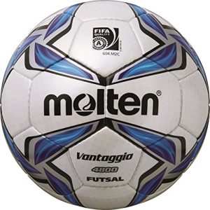 Futsal-Ball Molten Fußball, Weiß/Blau/Silber, Futsal