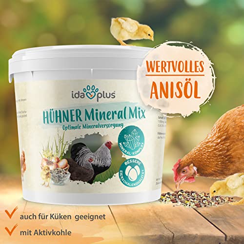Futterkalk Ida Plus, Hühner-Mineral-Mix, 5 kg, mit Anis