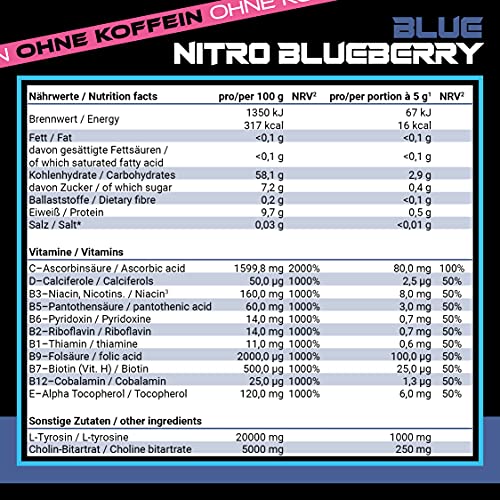 Gamers-Only-Booster GAMERS ONLY Vitamin Drink BLUE Nitro