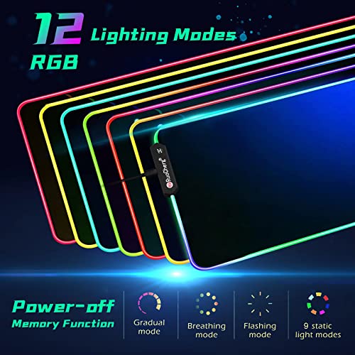 Gaming-Mauspad XXL RuoCherg RGB, 800 x 300mm
