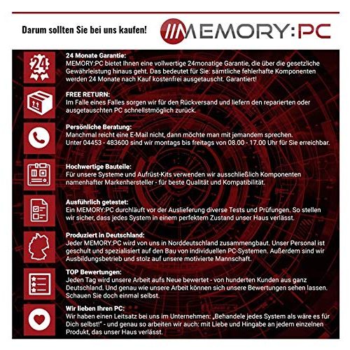 Gaming-PC bis 600 Euro Memory PC Gaming AMD X4 950