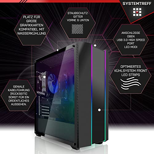 Gaming-PC bis 800 Euro SYSTEMTREFF ® AMD Ryzen 7 5700G