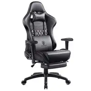 Gaming-Stuhl mit Fußstütze