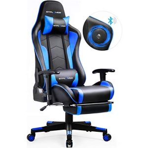 Gaming-Stuhl mit Fußstütze GTPLAYER mit Fußstütze, Bluetooth