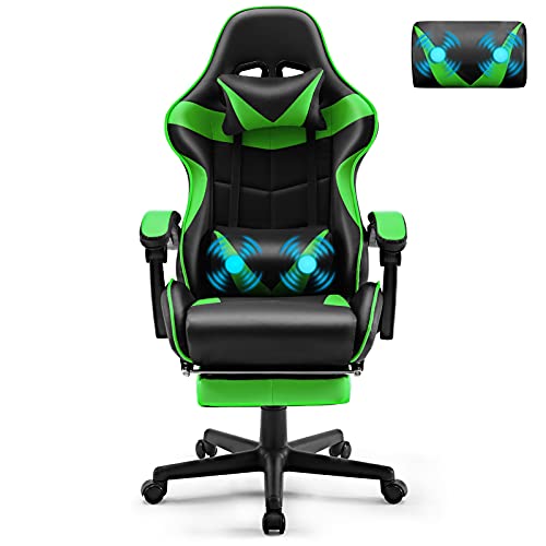 Die beste gaming stuhl mit fussstuetze soontrans gaming stuhl massage Bestsleller kaufen