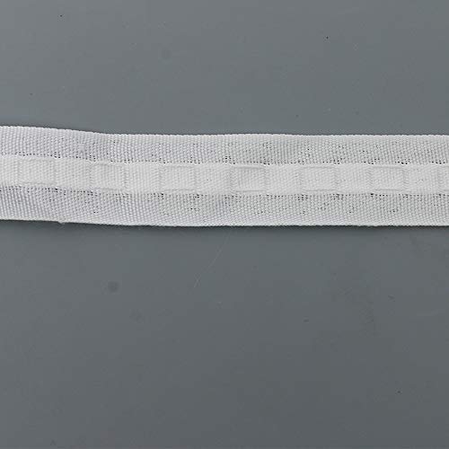 Gardinenband witgift Kräuselband, 30M*2.5cm Polyester, weiß