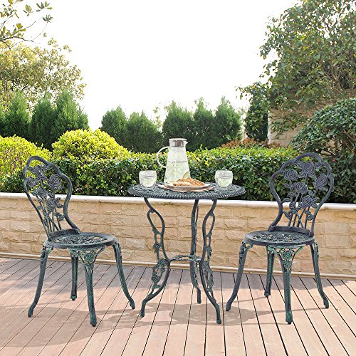 Gartentisch mit Stühlen casa.pro Gartentisch Bistro-Tisch 60cm