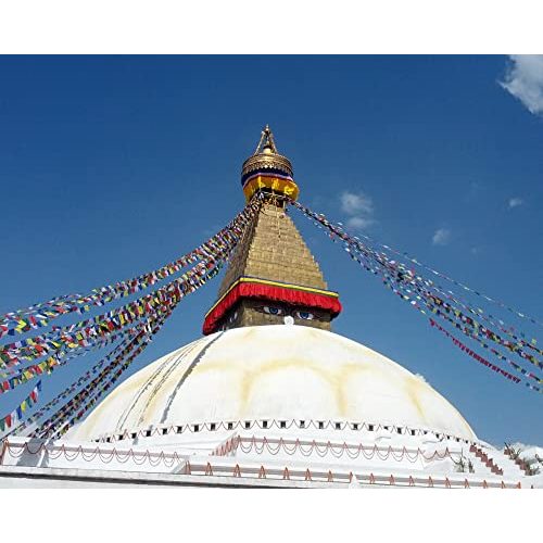 Gebetsfahne YAKEBA Tibetische 4,20 Meter 20 Fähnchen
