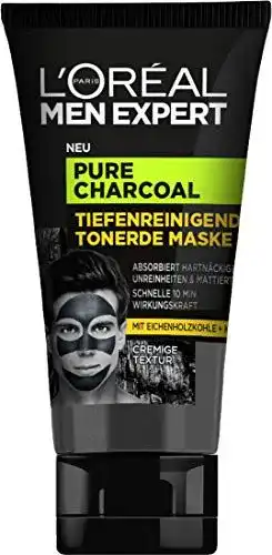 Gesichtsmaske Männer L’Oréal Men Expert Pure Charcoal, 50 ml