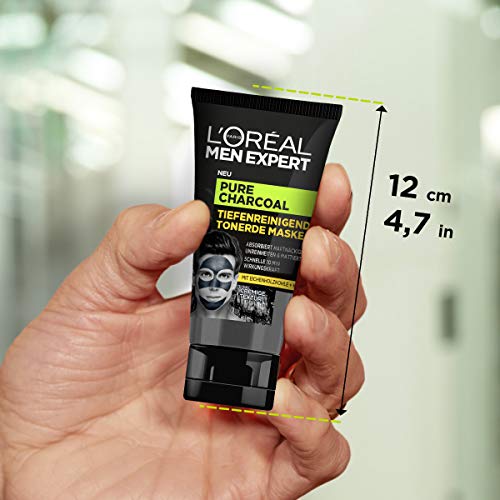 Gesichtsmaske Männer L’Oréal Men Expert Pure Charcoal, 50 ml