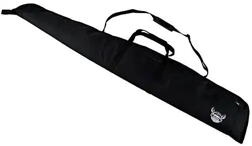 Gewehrfutteral Rawstyle Waffentasche (Schwarz) mit Fernrohr